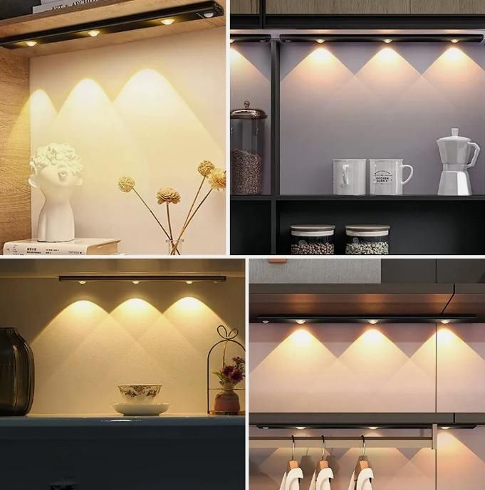 LED PIR Motion Sensor Cabinet Light – USB Rechargeable, Wireless Stick-On Wardrobe & Kitchen Light (Pack of 1)