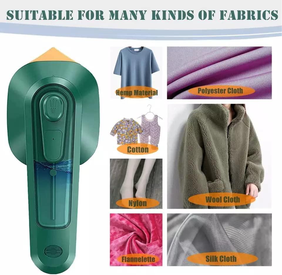 Portable Mini Steam Iron – Professional Micro Steam Iron | Fast Heat Handheld Garment Steamer for Clothes | Travel Friendly Dry & Wet Iron