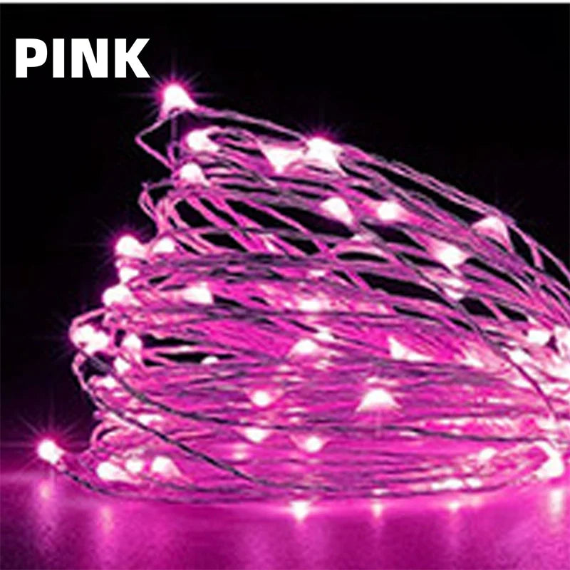 USB Led Fairy LighUSB Fairy Lights 20M 200 LED – Warm White Copper Wire String Lights for Bedroom, Wedding & Festive Decorts Copper Wire String 20M 200LED Holiday Outdoor Lamp Garland For Christmas Tree Wedding Party Decoration
