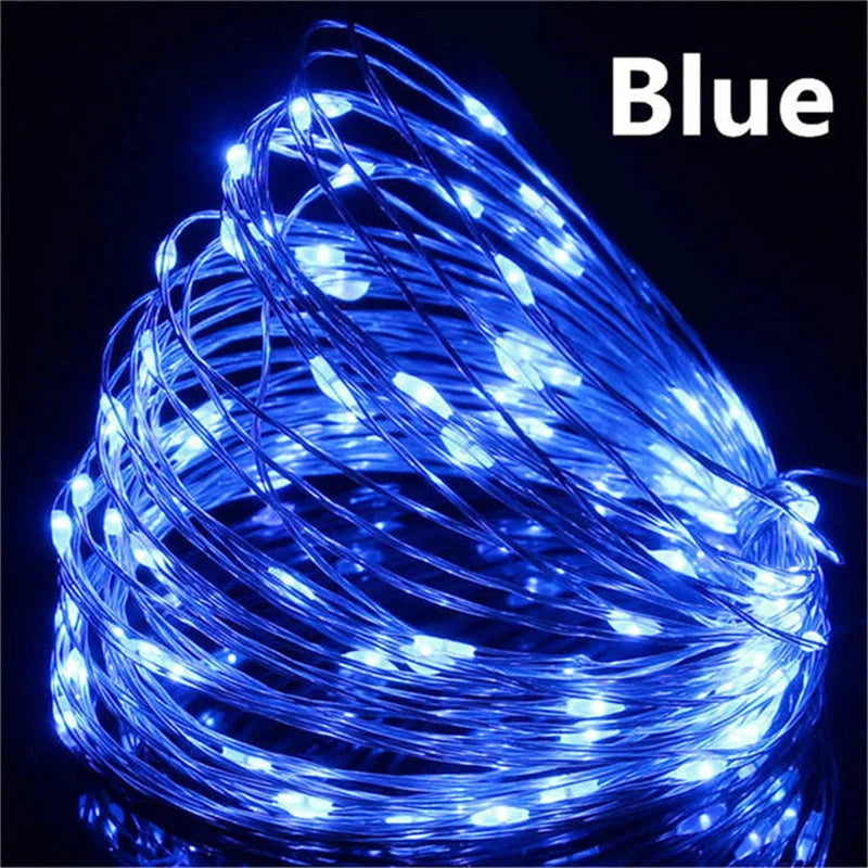 USB Led Fairy LighUSB Fairy Lights 20M 200 LED – Warm White Copper Wire String Lights for Bedroom, Wedding & Festive Decorts Copper Wire String 20M 200LED Holiday Outdoor Lamp Garland For Christmas Tree Wedding Party Decoration