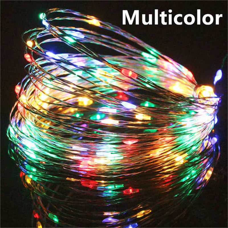 USB Led Fairy LighUSB Fairy Lights 20M 200 LED – Warm White Copper Wire String Lights for Bedroom, Wedding & Festive Decorts Copper Wire String 20M 200LED Holiday Outdoor Lamp Garland For Christmas Tree Wedding Party Decoration
