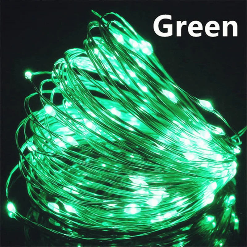 USB Led Fairy LighUSB Fairy Lights 20M 200 LED – Warm White Copper Wire String Lights for Bedroom, Wedding & Festive Decorts Copper Wire String 20M 200LED Holiday Outdoor Lamp Garland For Christmas Tree Wedding Party Decoration